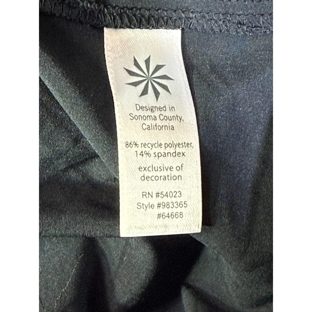 Athleta Black Active Skort Recycled Polyester Spandex Size 4 Style‎ 983365